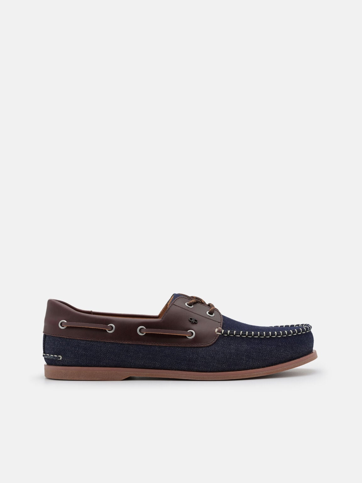 Gi&agrave;y lười mũi tr&ograve;n Denim, Navy Denim, hi-res