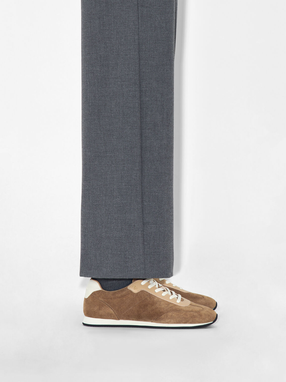 Lewis Suede Sneakers, Sand