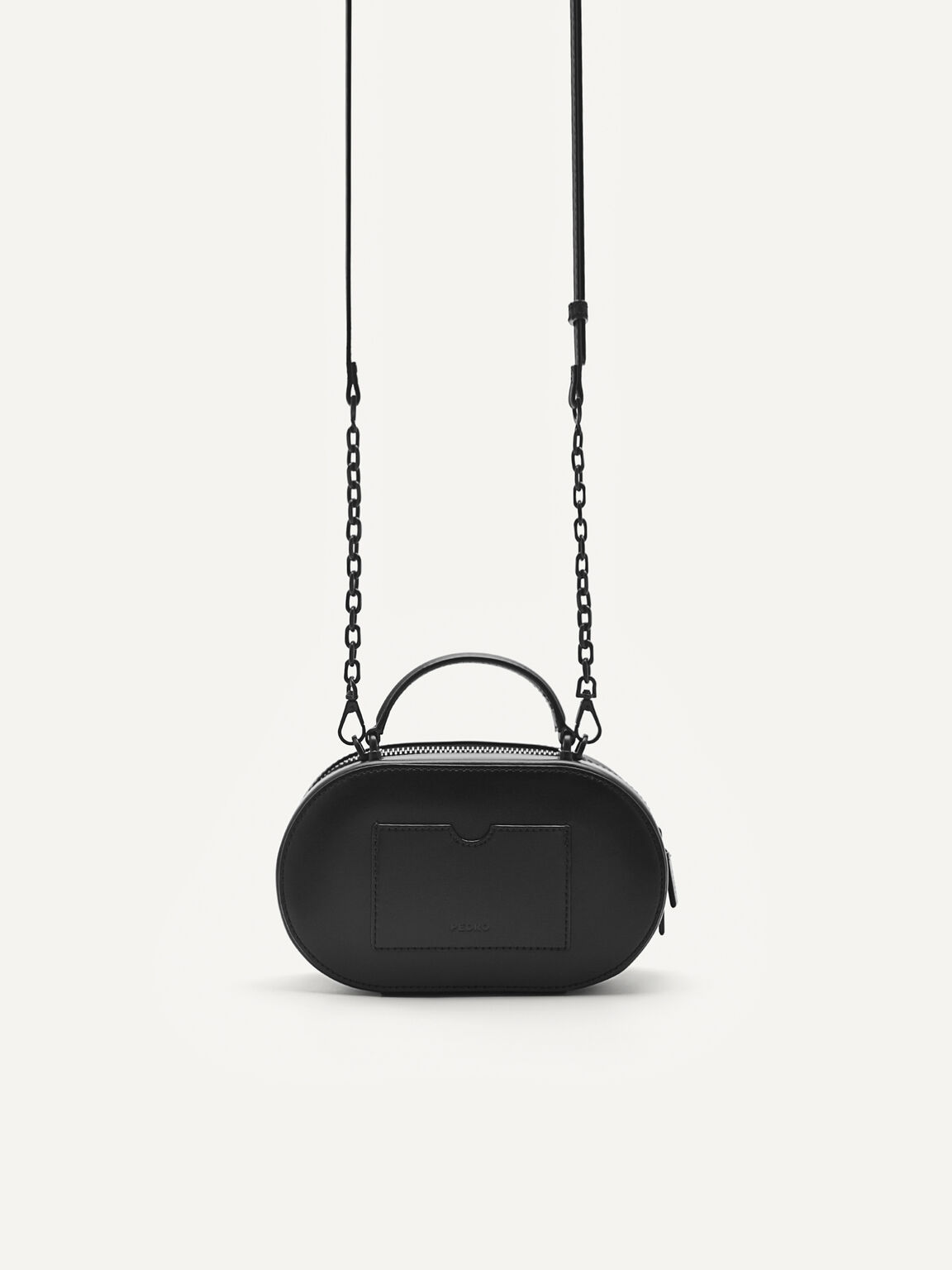 PEDRO Studio Cara Leather Mini Shoulder Bag in Pixel, Black, hi-res