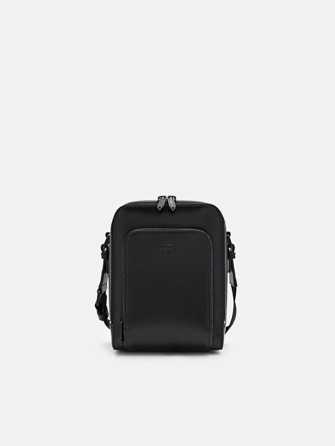 PEDRO Icon Leather Sling Bag, Black