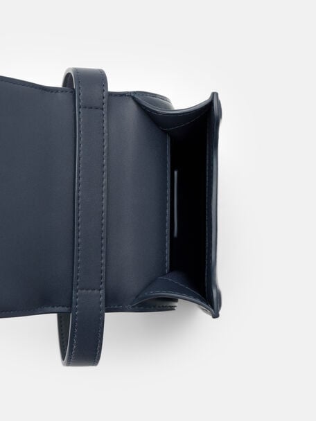 T&uacute;i đựng phụ kiện Leather, Xanh Navy, hi-res
