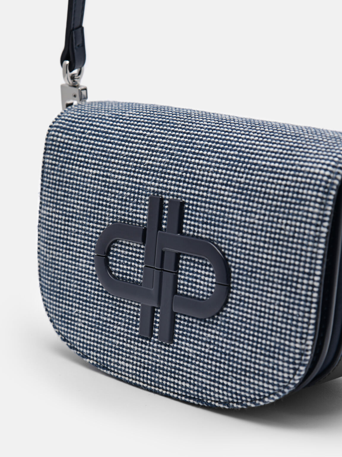 PEDRO Icon Fabric Shoulder Bag, Navy, hi-res