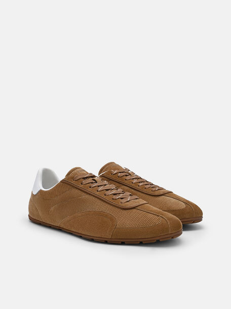 Crest Corduroy Sneakers, Camel, hi-res