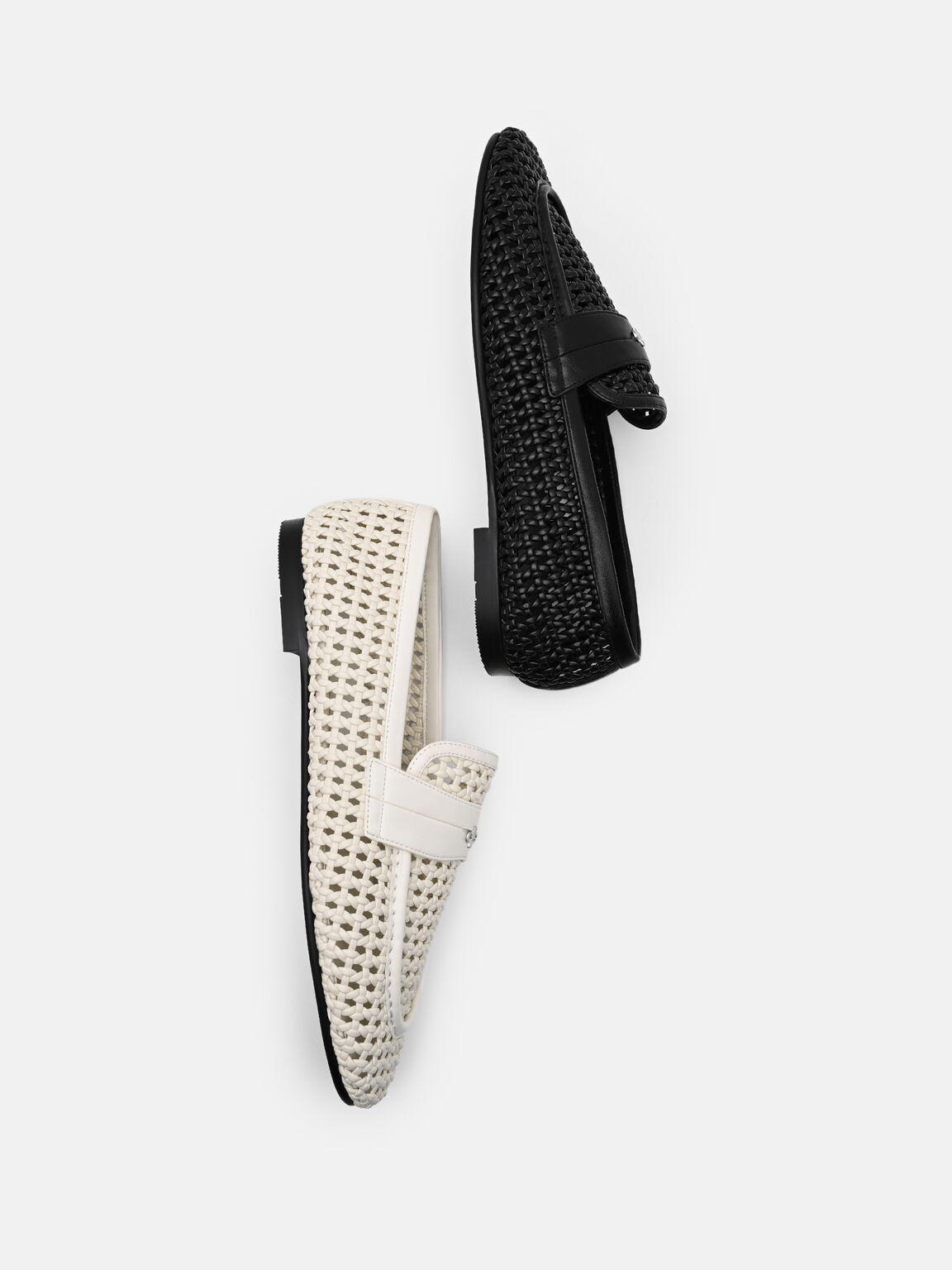 Gi&agrave;y lười mũi tr&ograve;n Brynn, Black Weave, hi-res