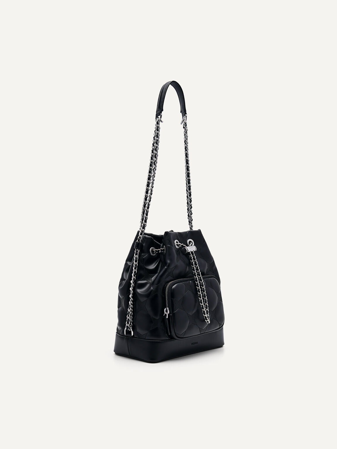 Maisie Bucket Bag, Black, hi-res