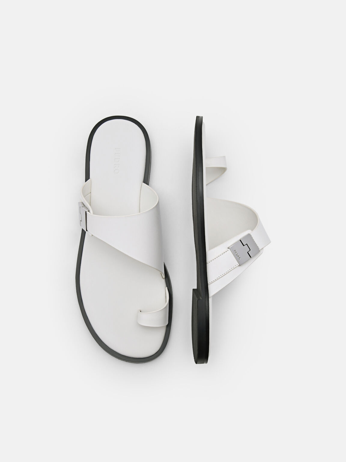 D&eacute;p kẹp Jatte Leather, Phấn, hi-res