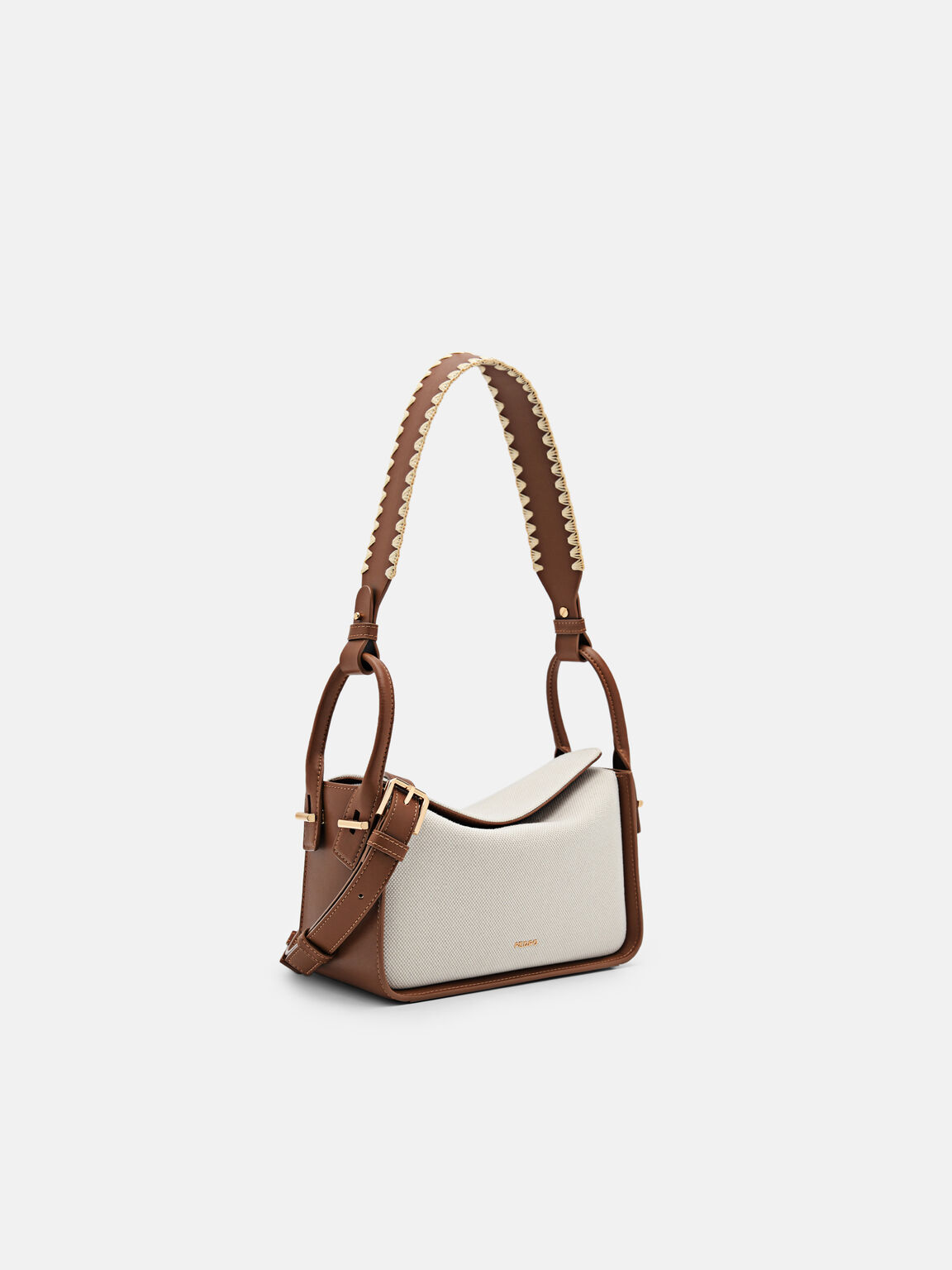 Demi Canvas Bag, Brown, hi-res