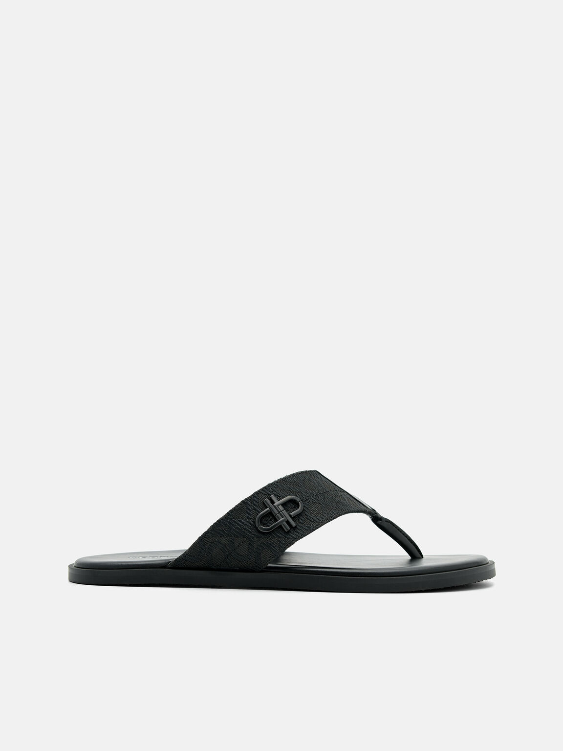 Dép kẹp Icon Fabric, Đen 2