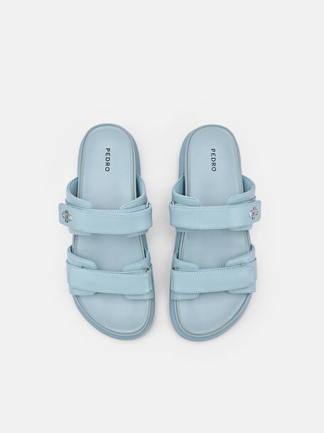 D&eacute;p quai ngang Velcro, Xanh m&ograve;ng k&eacute;t, hi-res