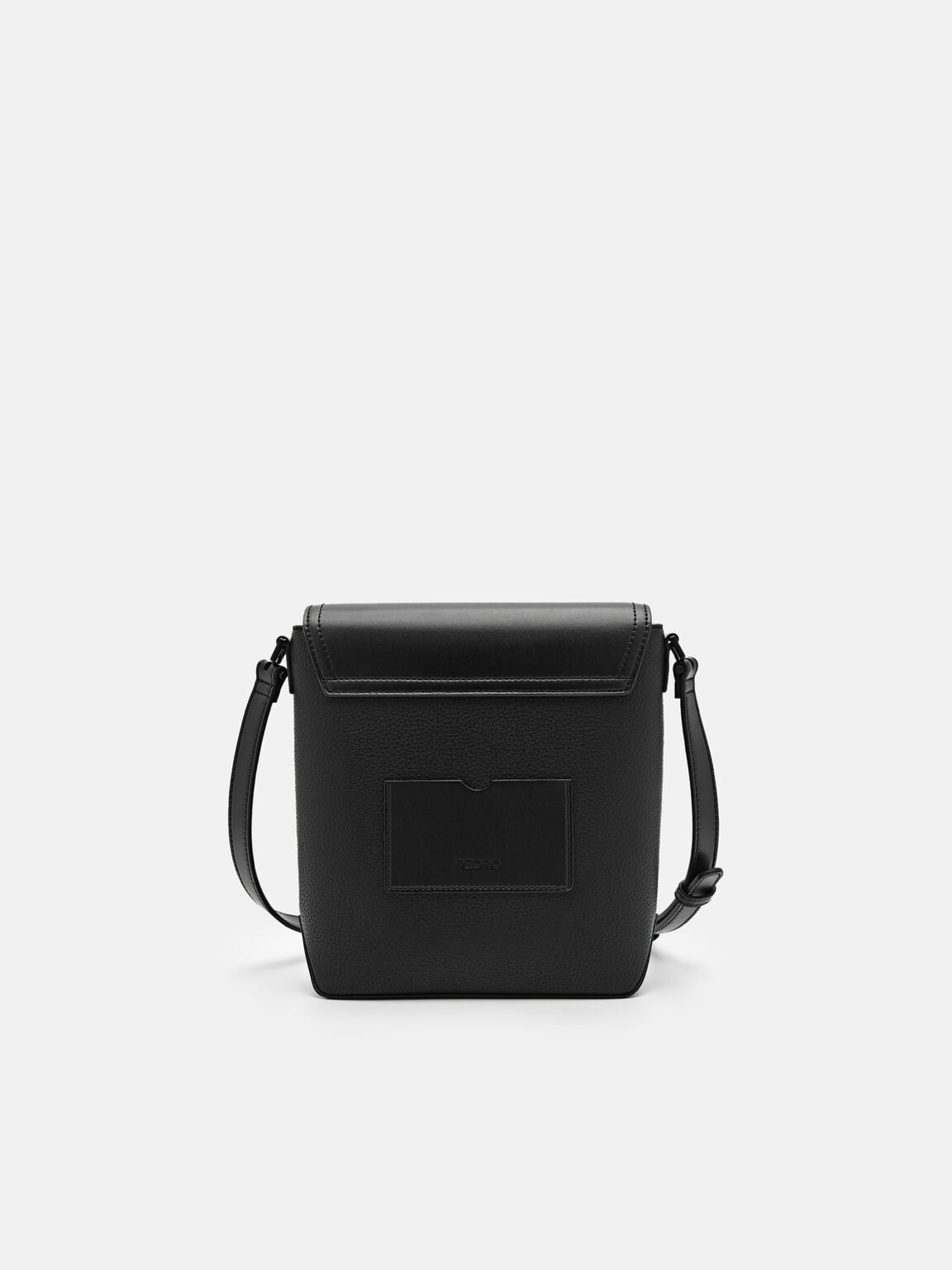 Túi đeo chéo hình vuông Reed, Đen, hi-res