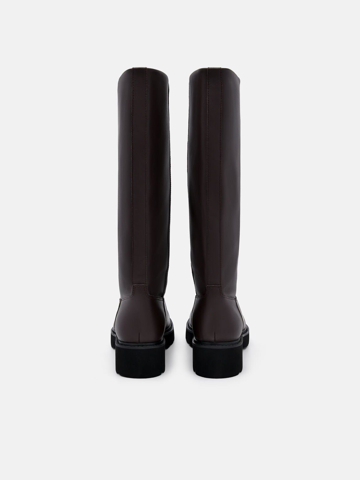 Dessa Knee Boots, Dark Brown