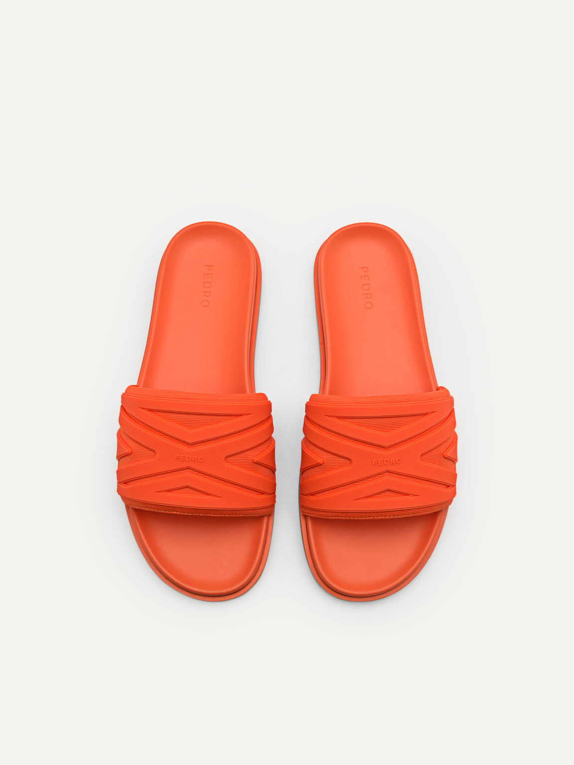 Nova Slide Sandals, Orange, hi-res