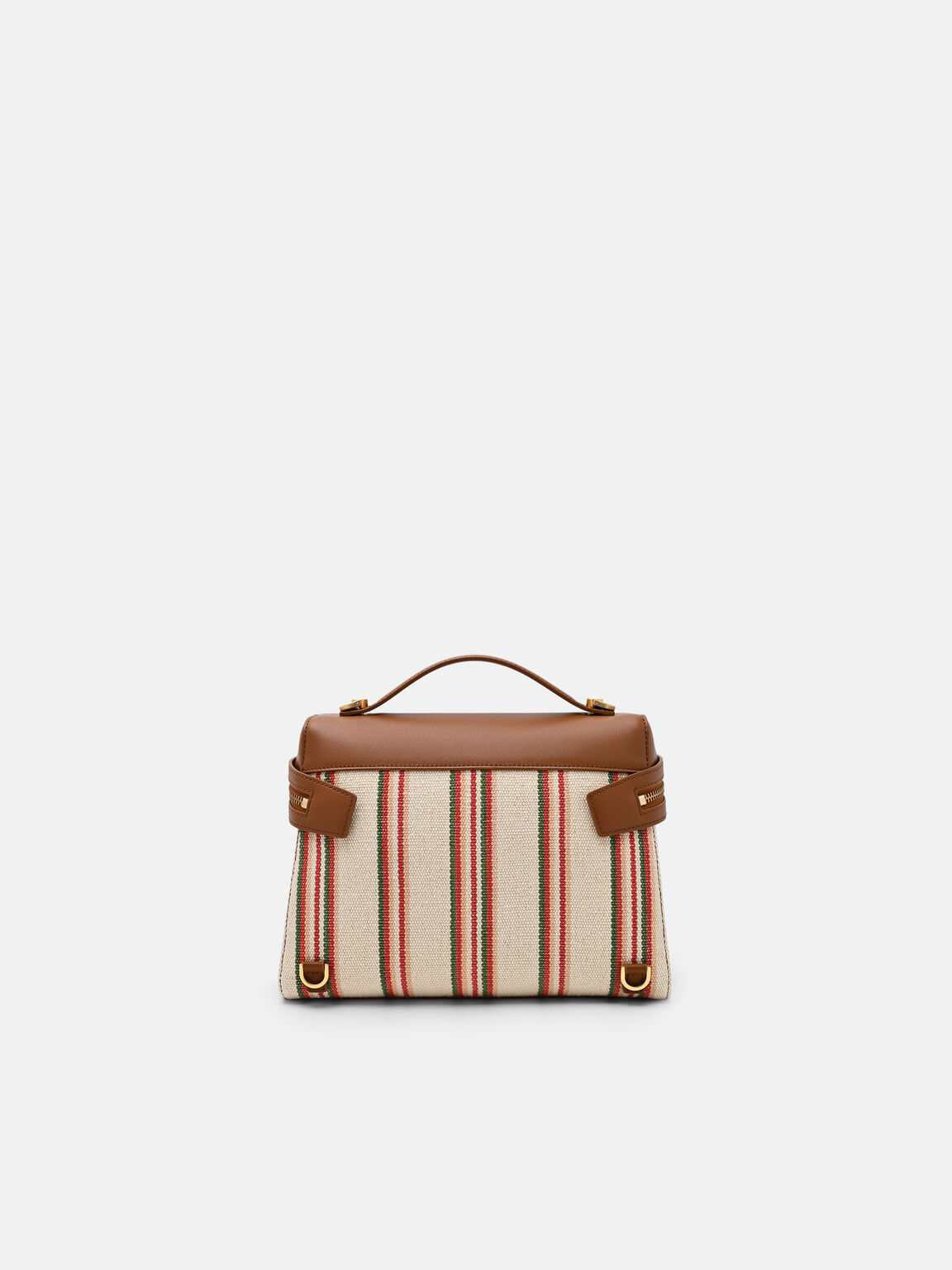 Alyssa Leather Backpack, Multi Canvas