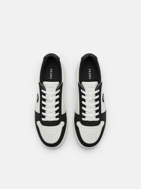 Ravel Leather Sneakers, Black, hi-res