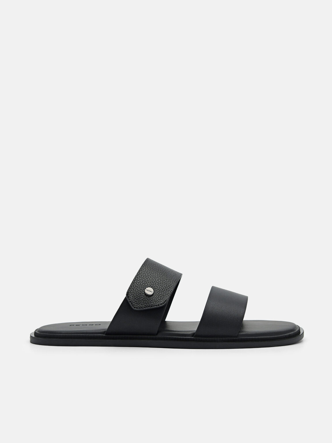 Oliver Slide Sandals, Black, hi-res