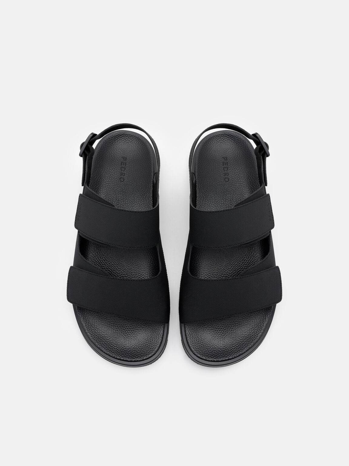 Jonah Backstrap Sandals, Black, hi-res