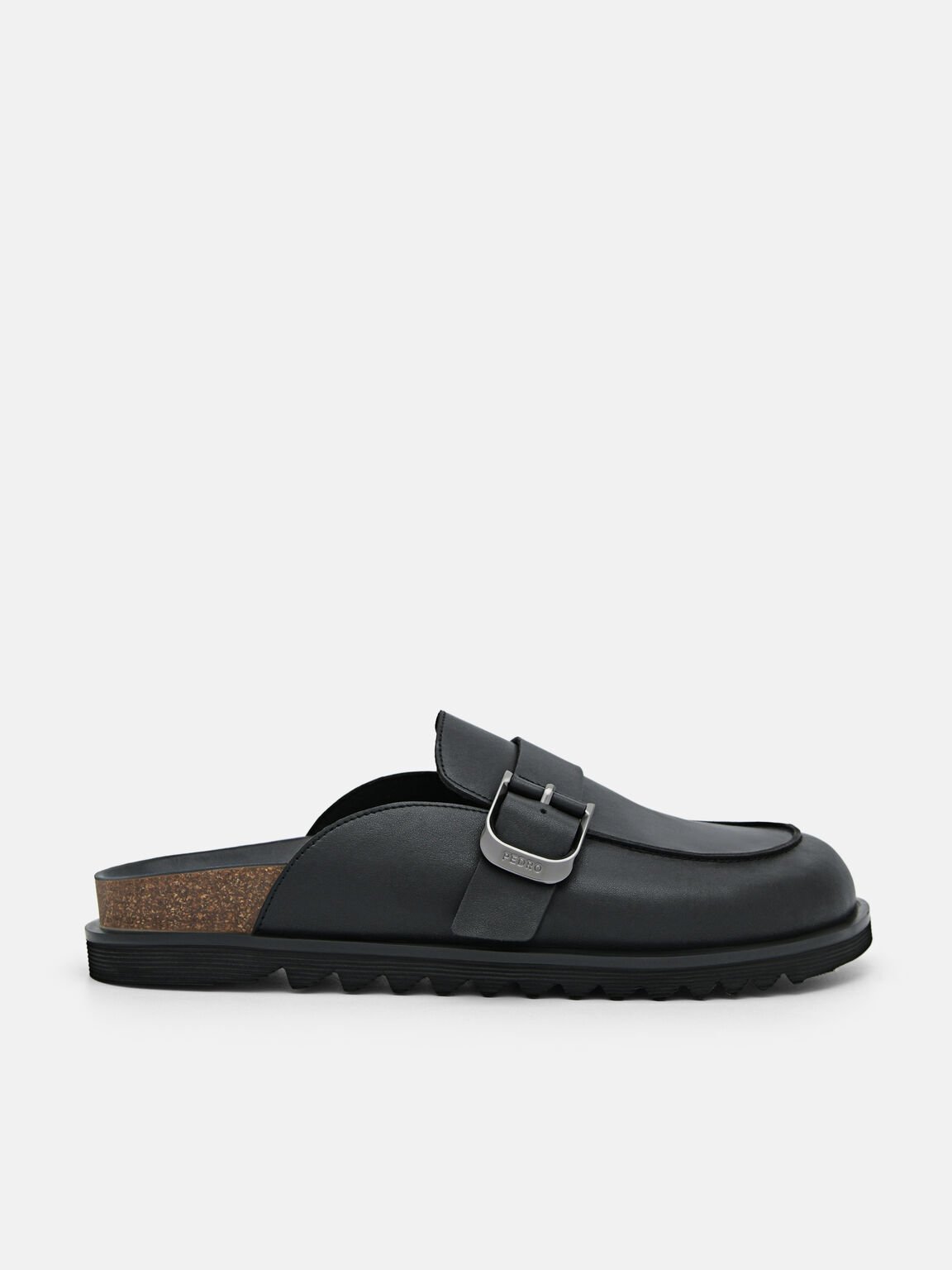 Helix Slip-On Sandals, Black, hi-res