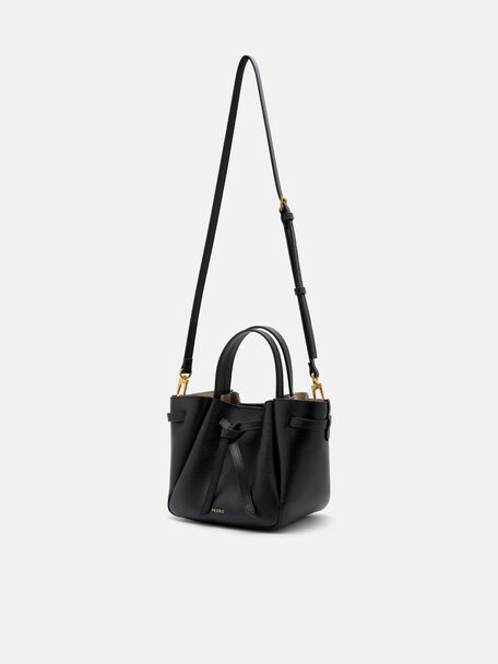 Emory Leather Tote Bag, Black, hi-res