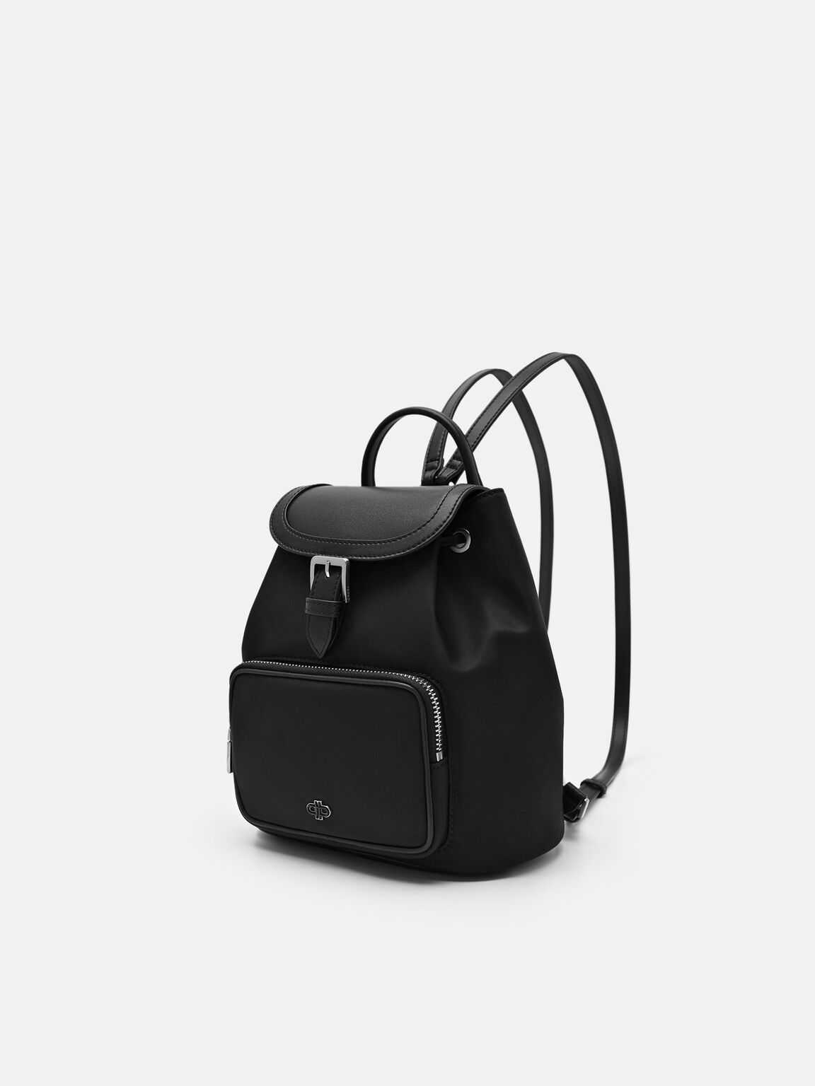 Ilena Nylon Backpack, Black Nylon, hi-res