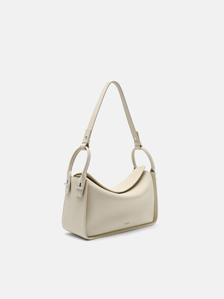 T&uacute;i đeo vai chữ nhật Demi Midi, Beige Tumble, hi-res