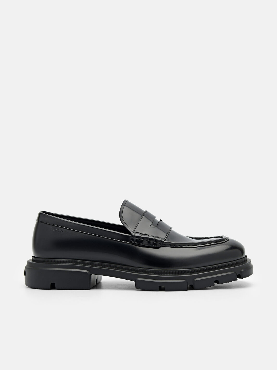 Men's Ellis Leather Loafers, Black, hi-res