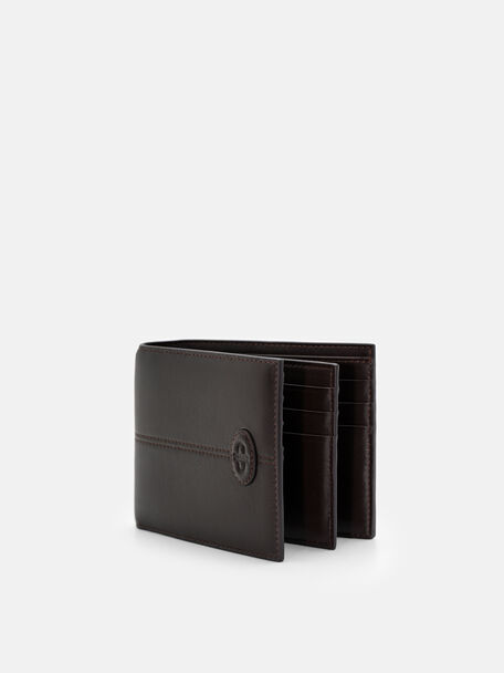 V&iacute; ngắn phom chữ nhật gập đ&ocirc;i, Espresso Brown, hi-res