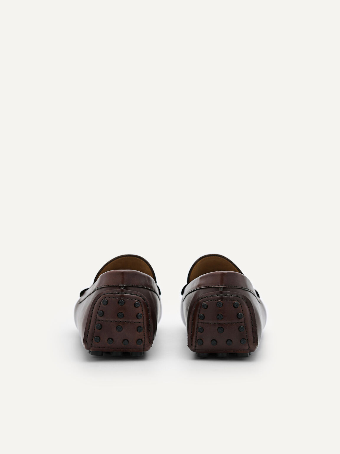 Anthony Leather Driving Shoes, Dark Brown, hi-res