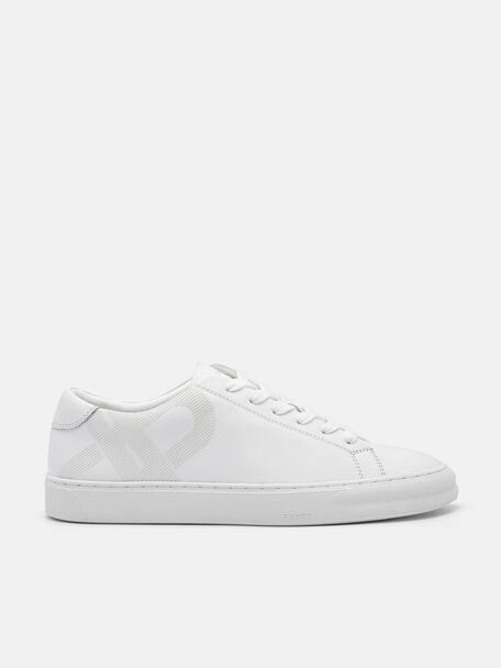 PEDRO Icon Leather Sneakers, White, hi-res
