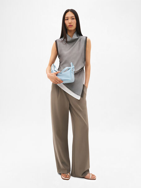 T&uacute;i đeo vai chữ nhật Demi, Xanh Nhạt, hi-res