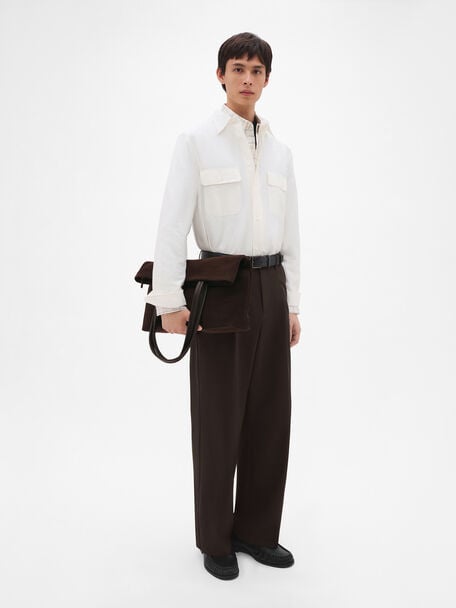 T&uacute;i tote h&igrave;nh vu&ocirc;ng Asher Suede, Espresso Brown Suede, hi-res