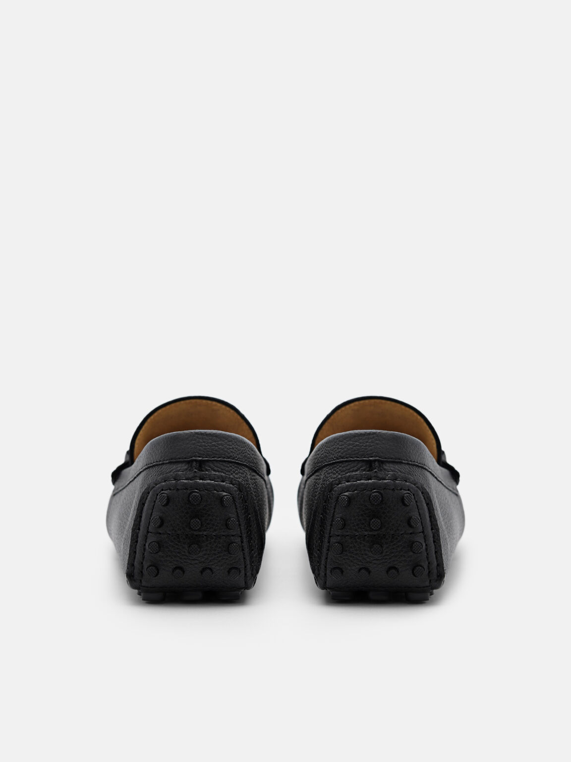 Jackson Leather Driving Shoes, Black, hi-res