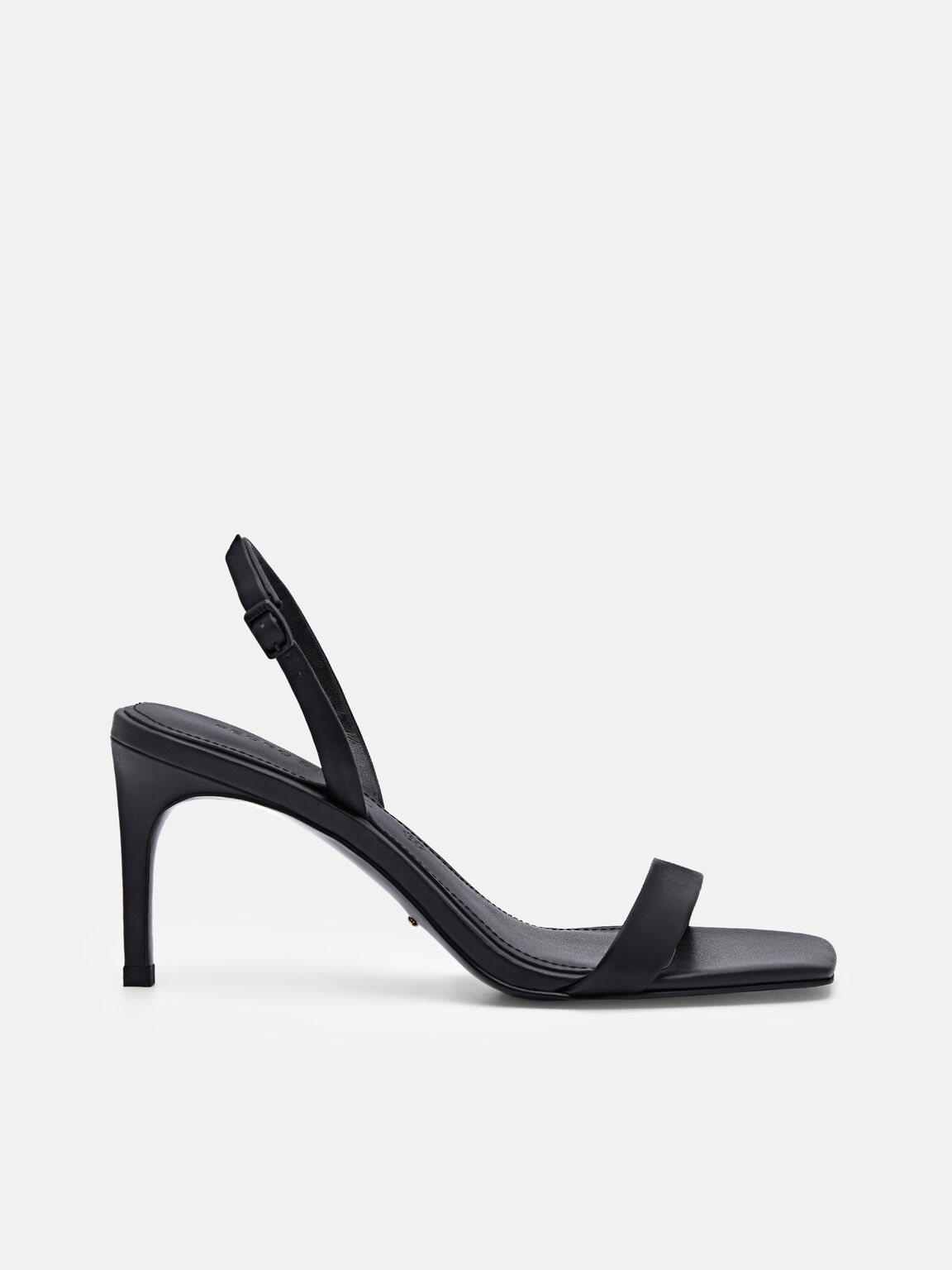 PEDRO Studio Mel Leather Heel Sandals, Black, hi-res