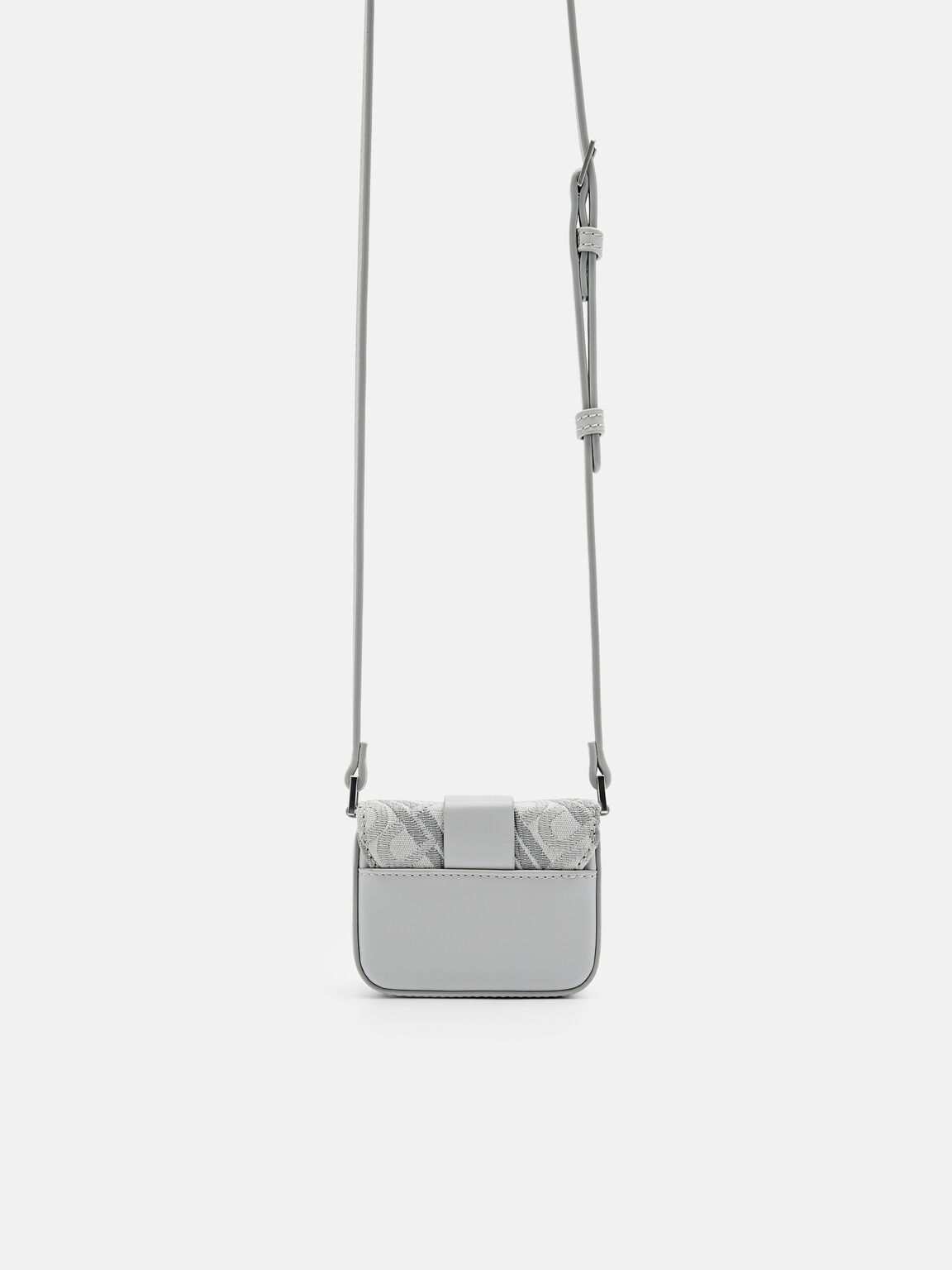 PEDRO Icon Leather Sling Pouch, Light Grey, hi-res