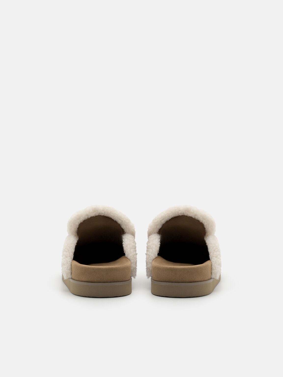 Gi&agrave;y mules đế bệt mũi tr&ograve;n, Be, hi-res