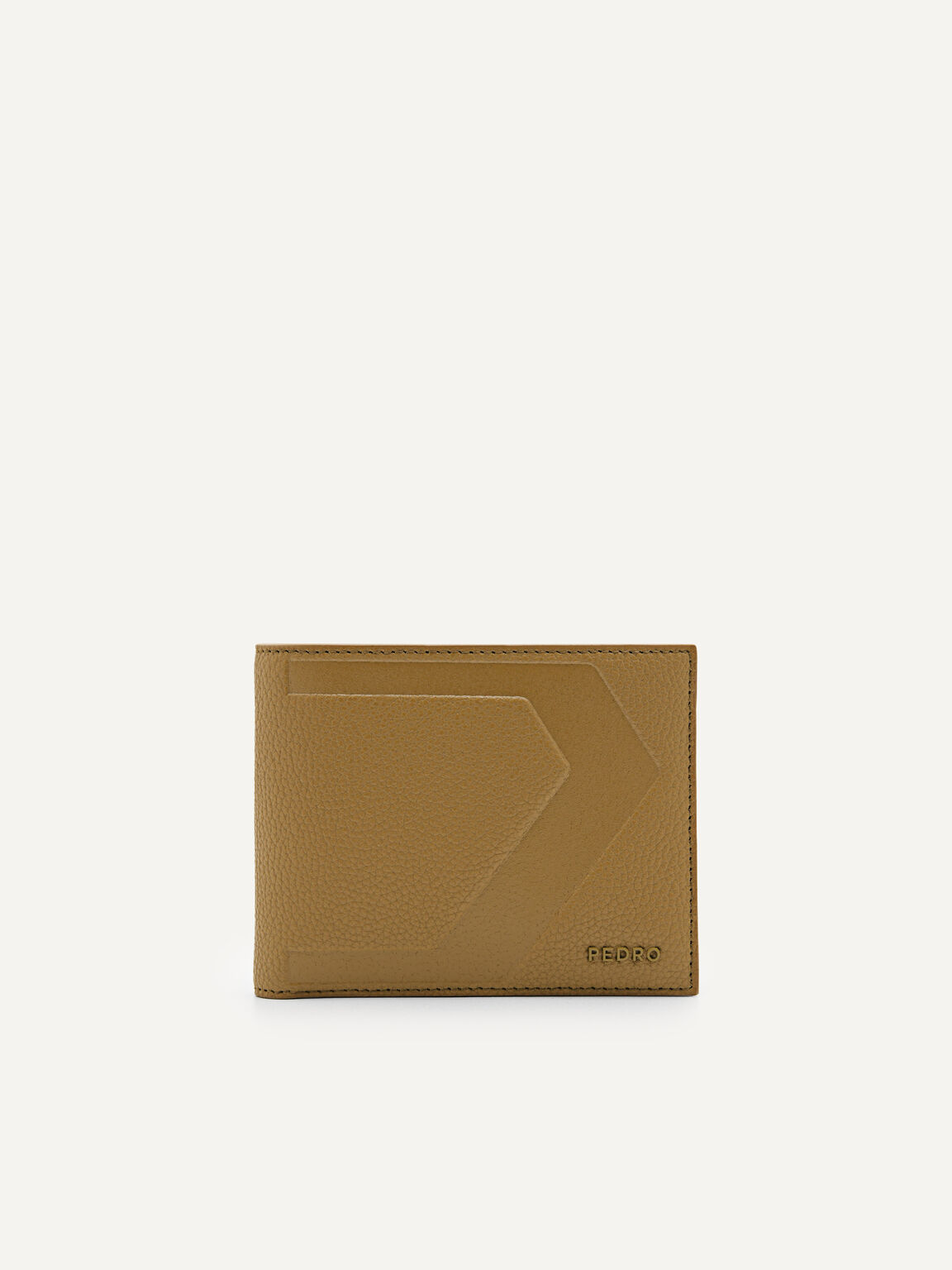 Leather Bi-Fold Insert Wallet, Mustard, hi-res