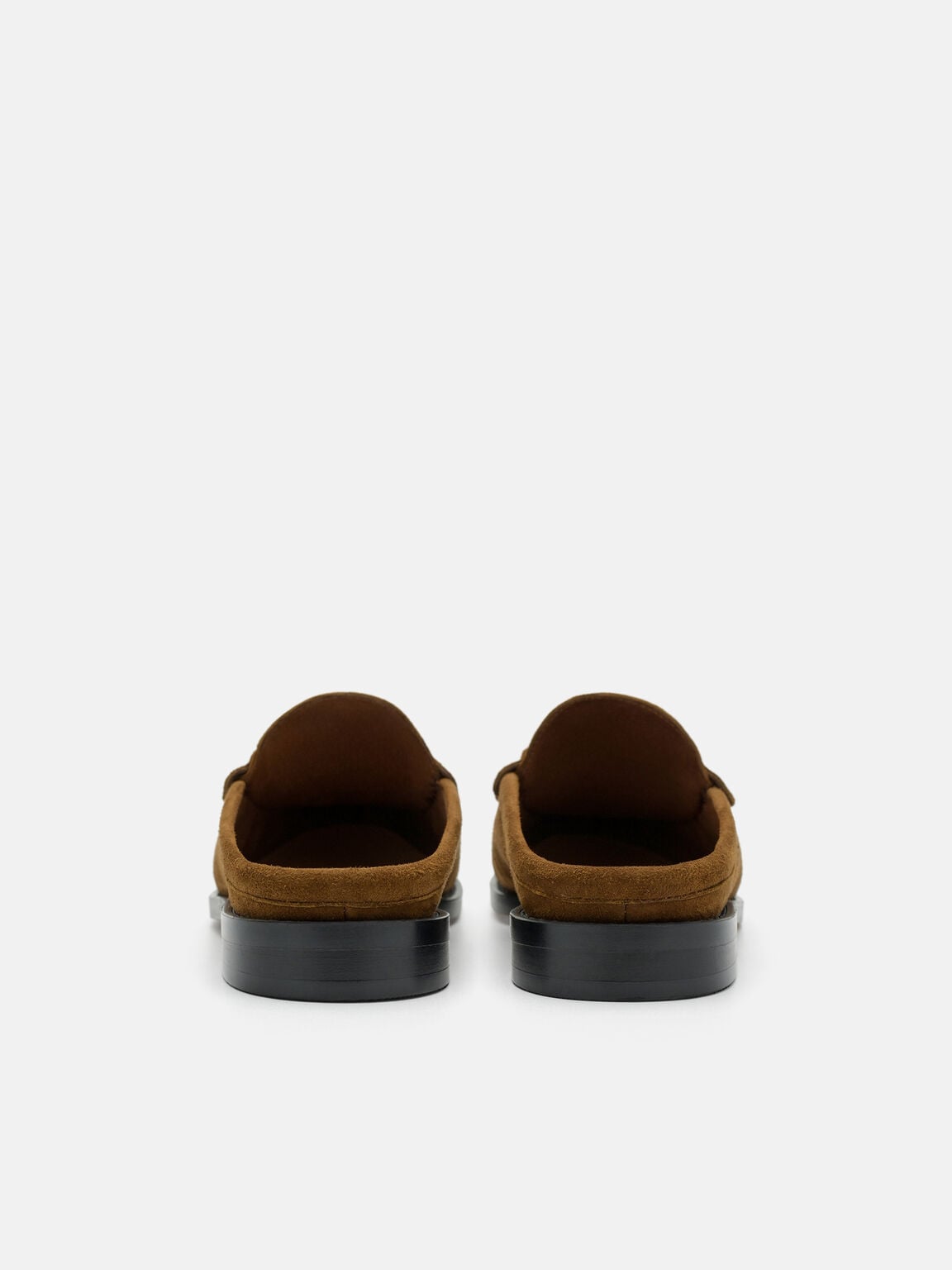 Alistair Suede Penny Mules, Dark Camel Suede, hi-res