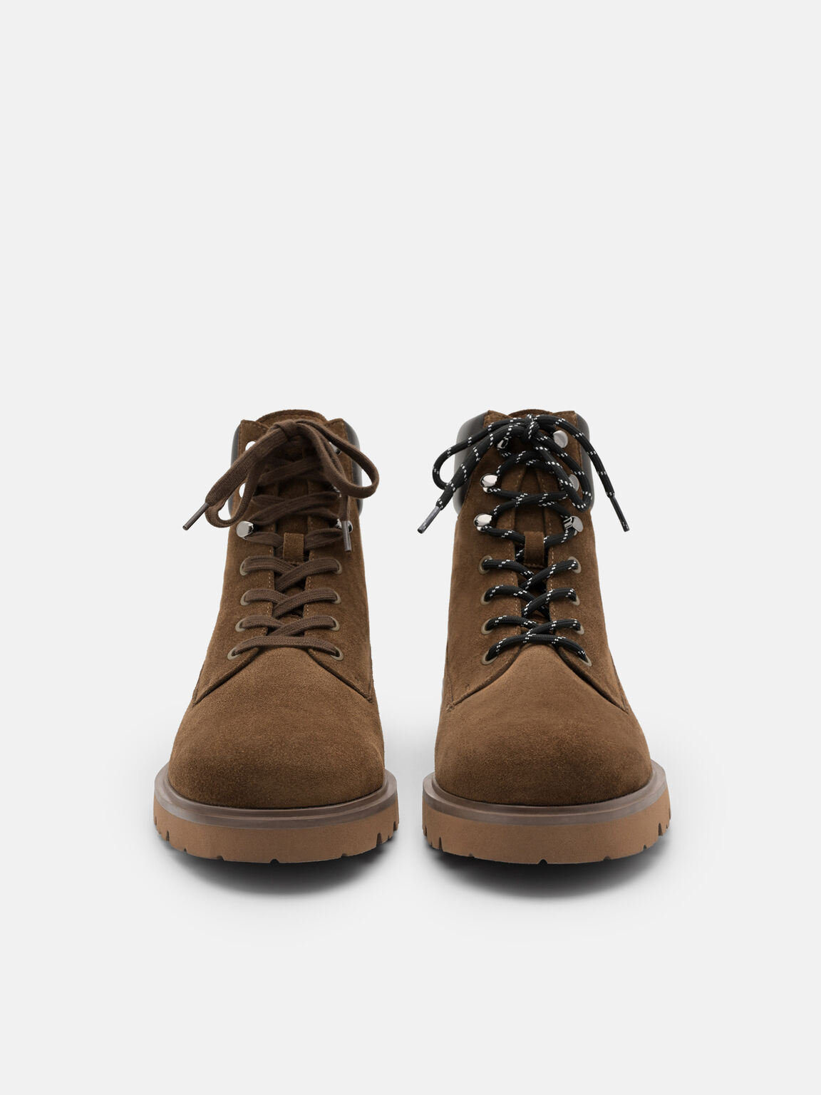 Gi&agrave;y boots cổ cao Wilder, Rượu cognac da lộn, hi-res