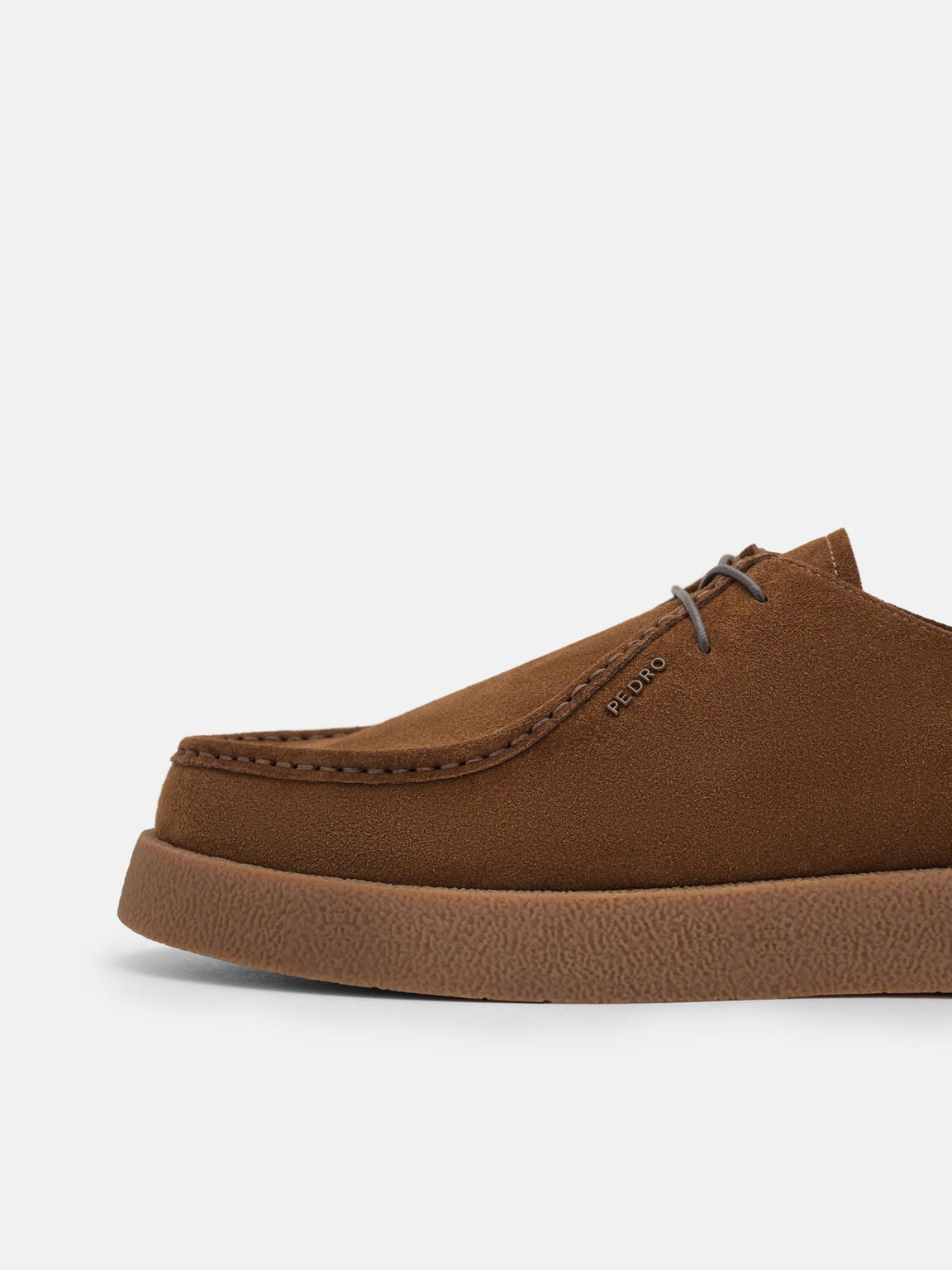 Waller Suede Derby Shoes, Brown Suede, hi-res