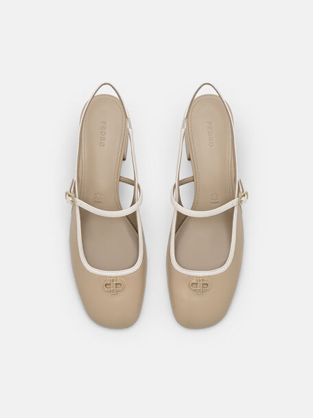 Gi&agrave;y sandals cao g&oacute;t mũi vu&ocirc;ng, Nude, hi-res