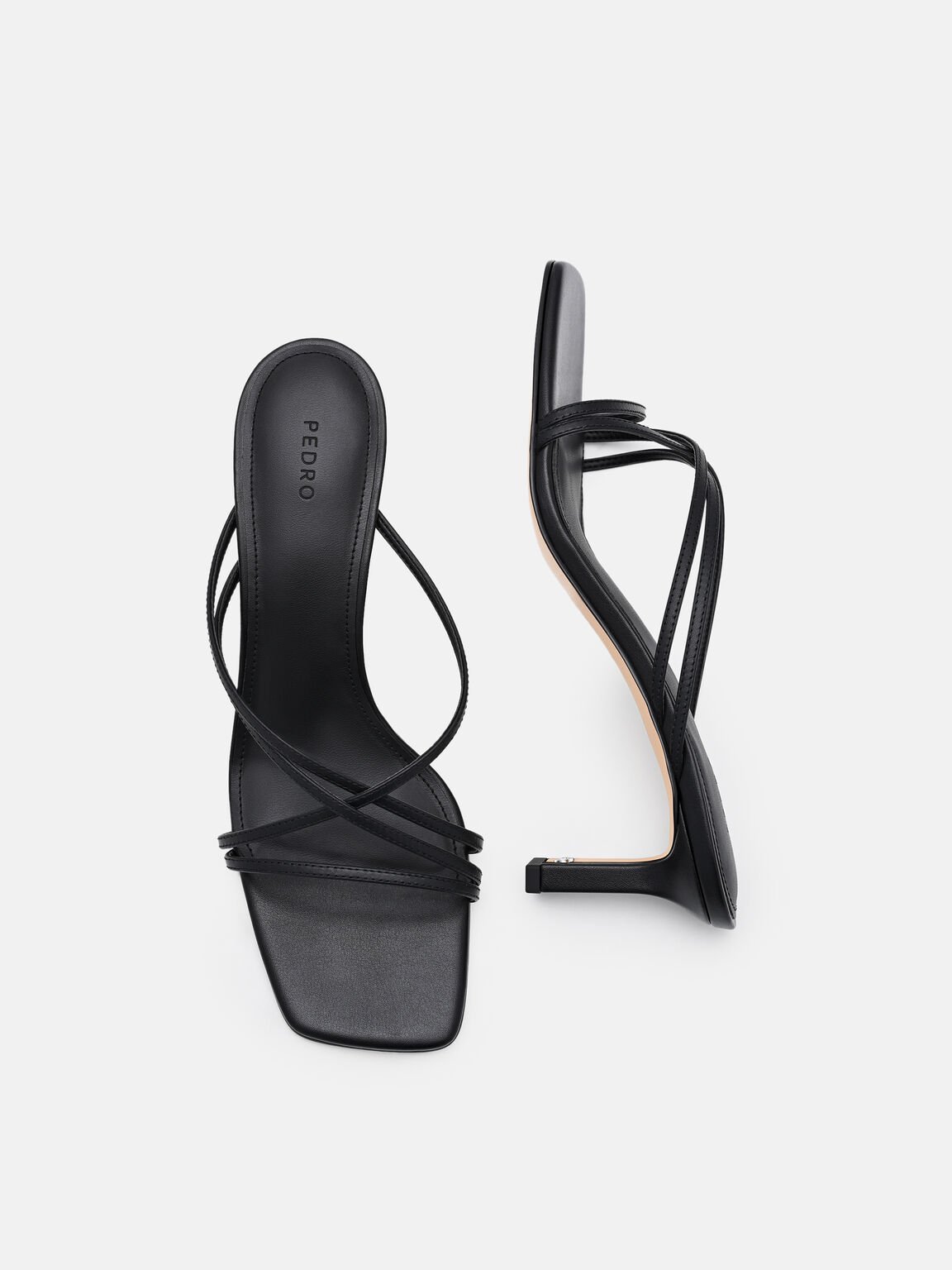 Gi&agrave;y mules cao g&oacute;t Sydney, Đen, hi-res