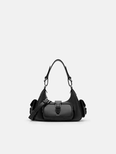 Ilena Shoulder Bag, Black, hi-res