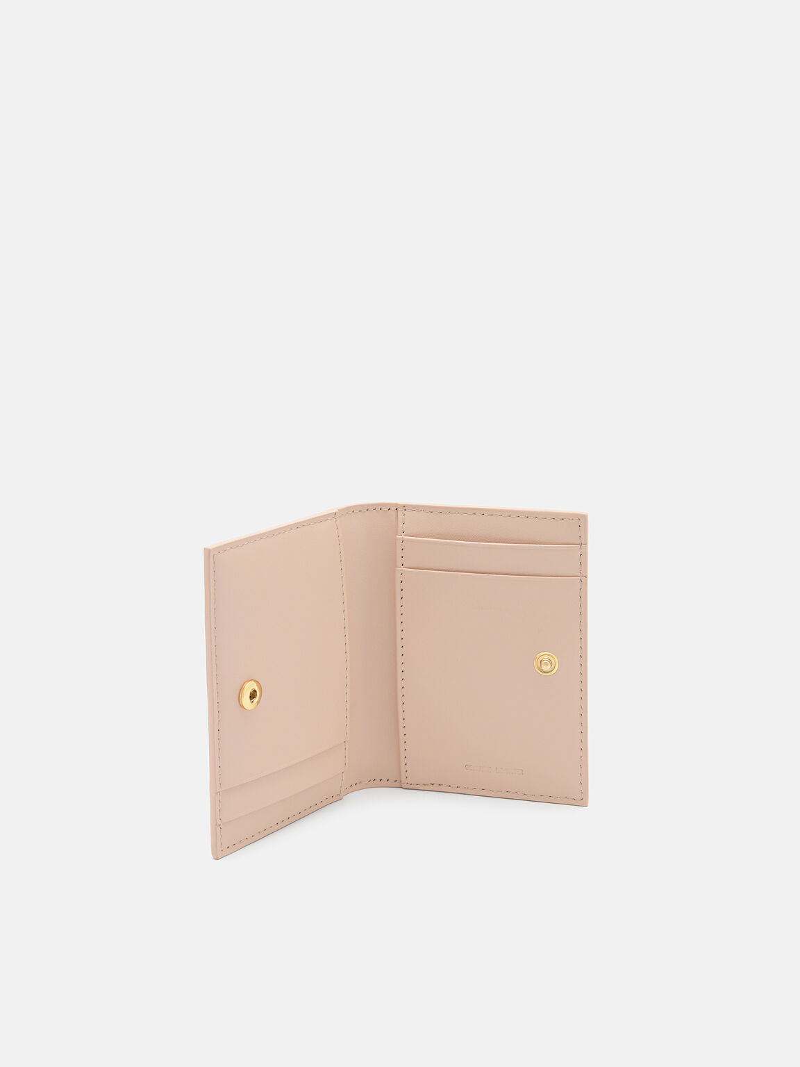 PEDRO Studio Leather Bi-Fold Card Holder, Nude