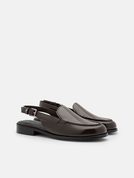 Gi&agrave;y sandals đế thấp Remy, Dark Brown Box, hi-res