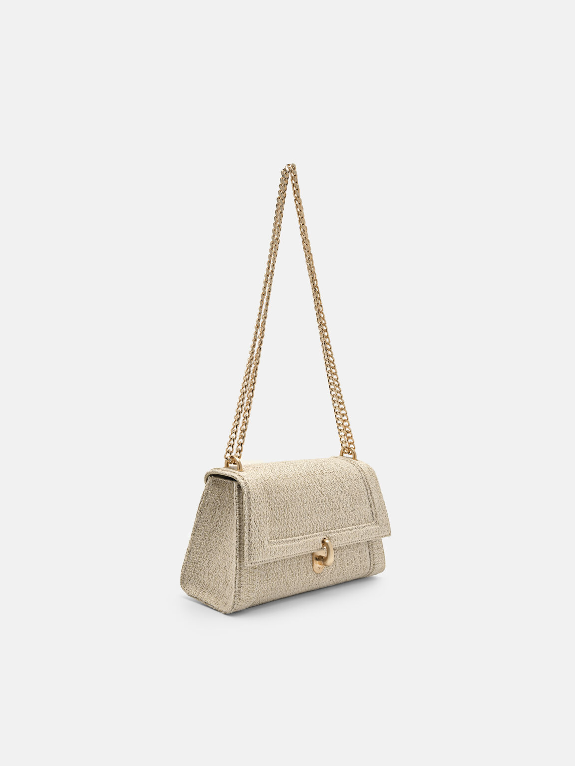 Talia Shoulder Bag, Gold, hi-res