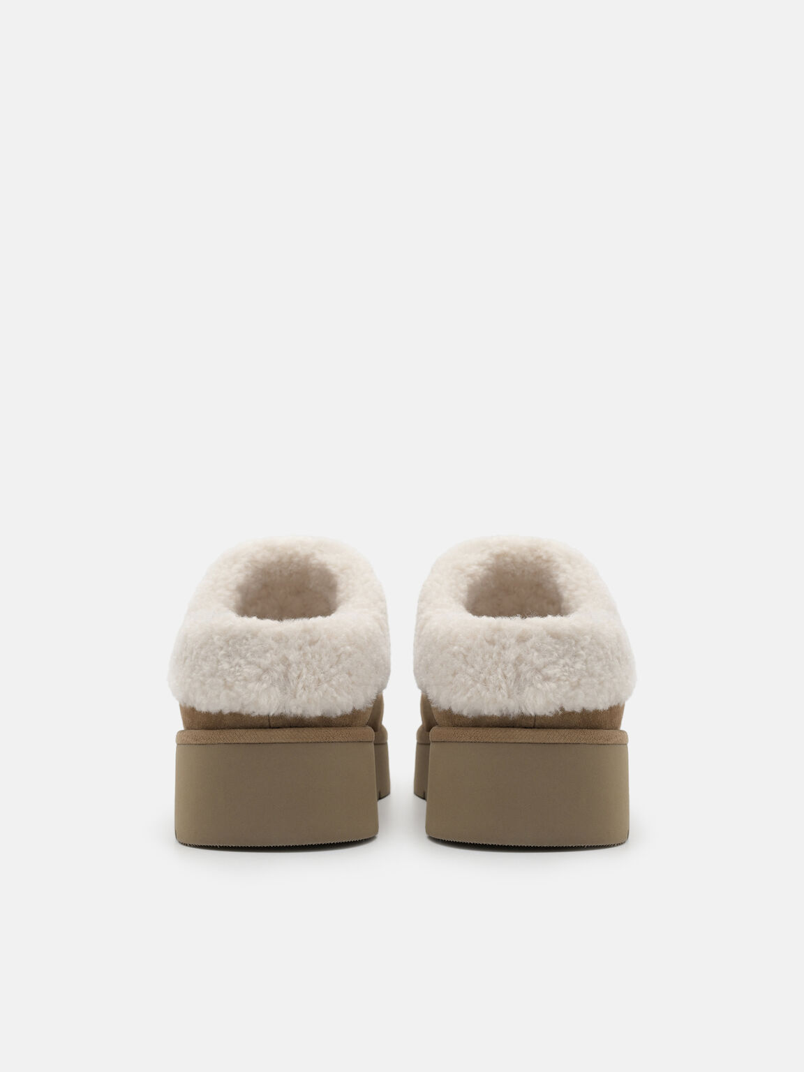 Feliz Suede Mules, Beige, hi-res