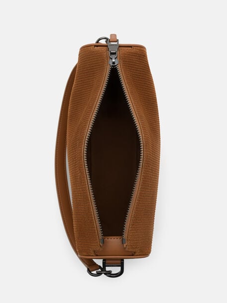 Maven Suede Crossbody Bag, Camel Suede, hi-res