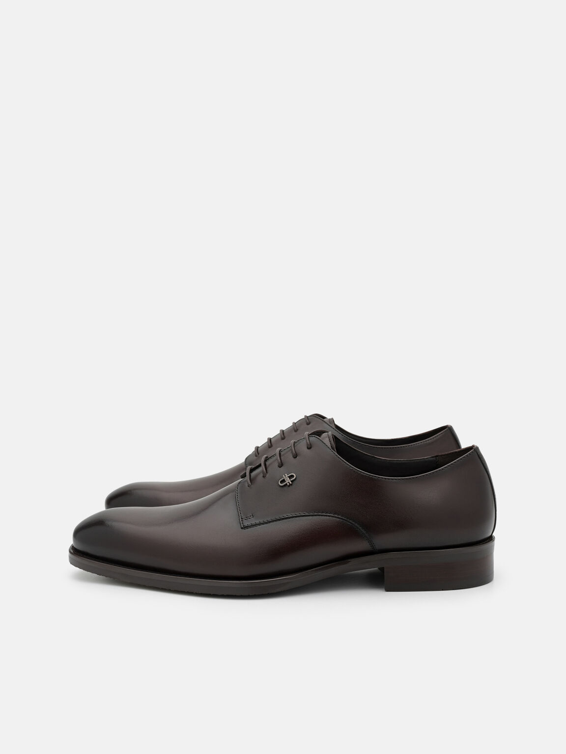 Gi&agrave;y t&acirc;y mũi tr&ograve;n Burnished Leather, Brown Burnish, hi-res