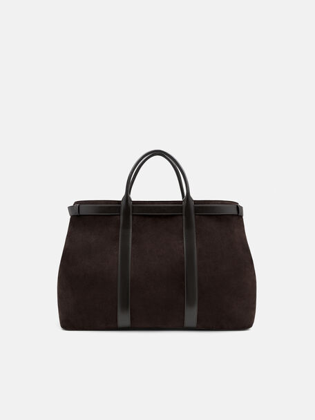 T&uacute;i du lịch phom chữ nhật Tyson, Espresso Brown Suede, hi-res