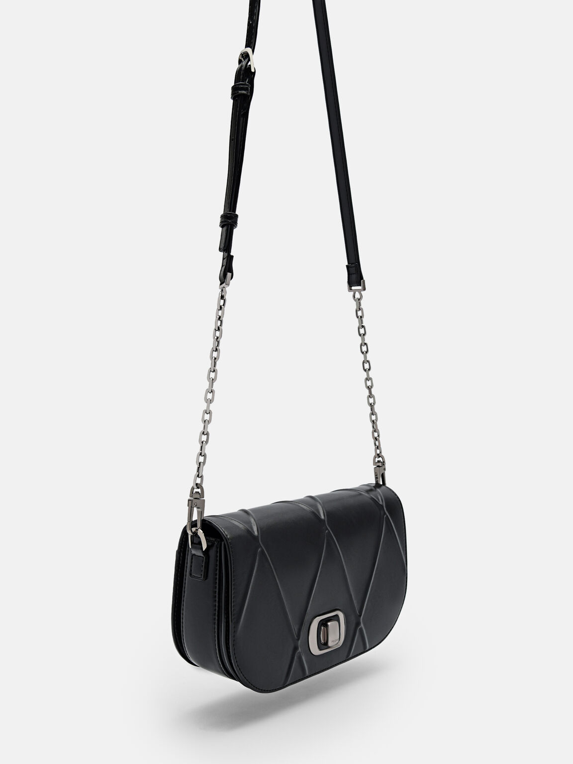 Effie Shoulder Bag, Black, hi-res