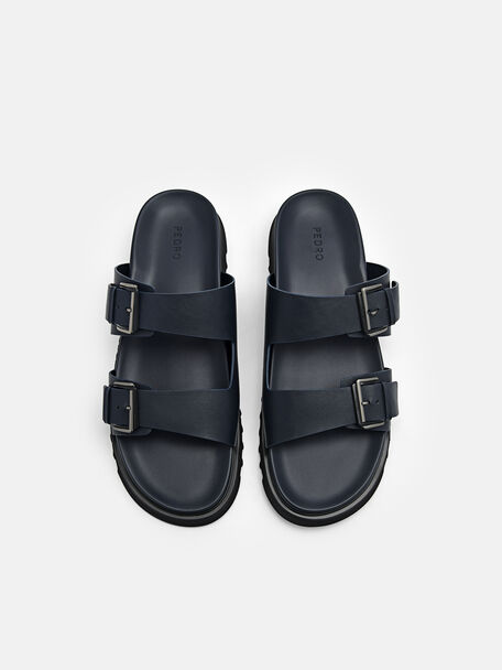 Arche Slide Sandals, Navy, hi-res